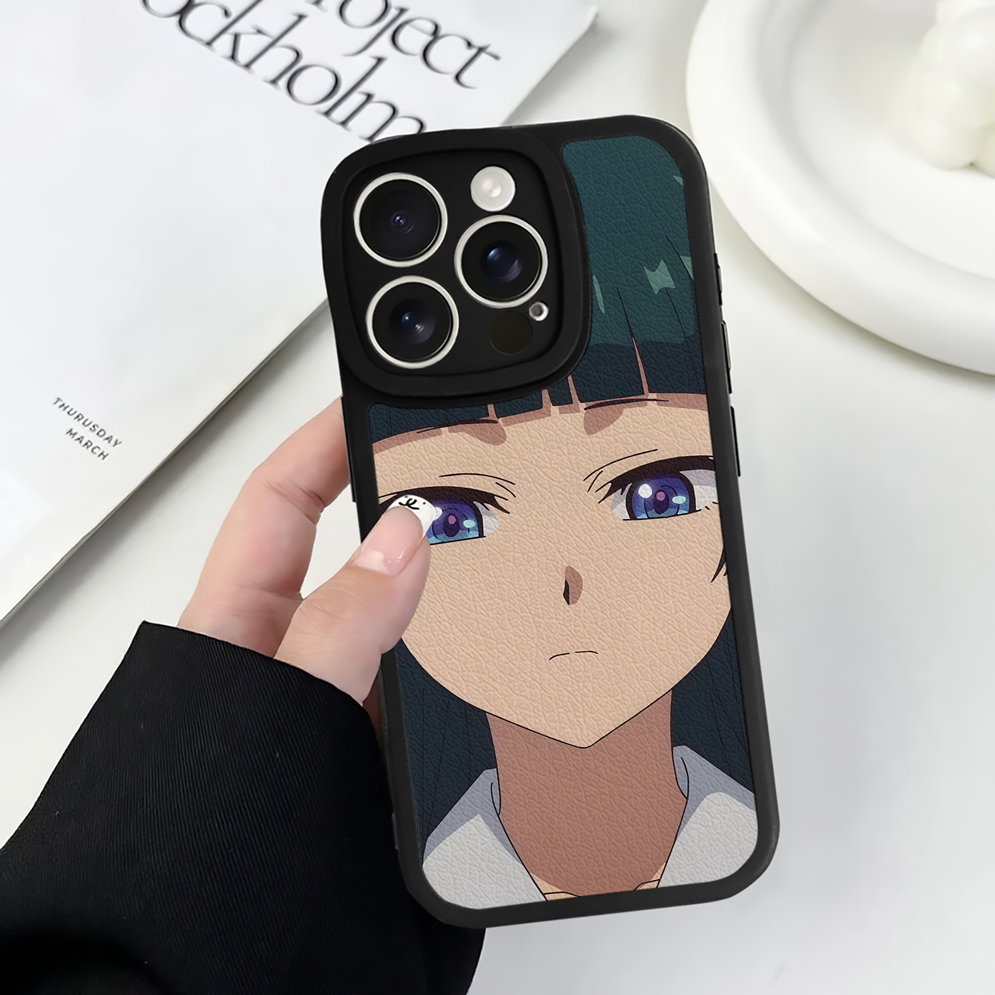 薬屋のひとりごと The Apothecary Diaries 【iPhone 16シリーズ対応】シリコンスマホケース（レザー調） 材質：シリコン